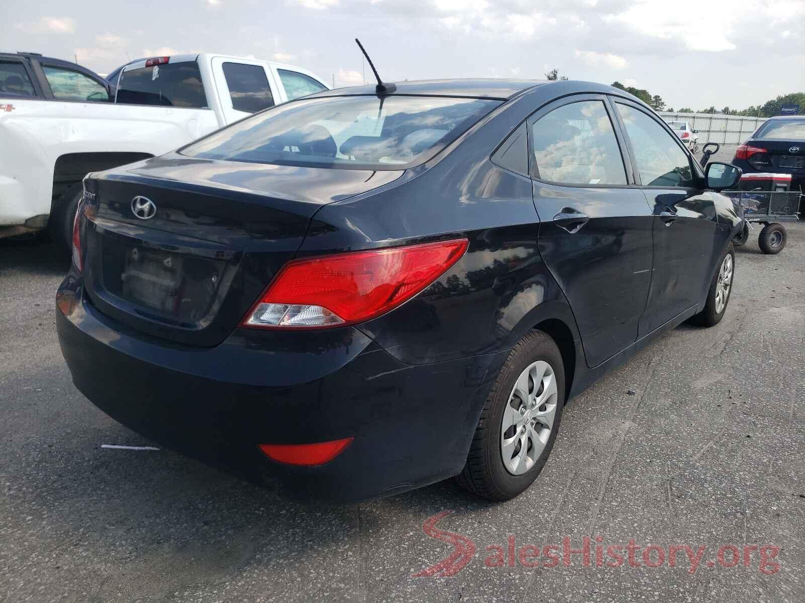 KMHCT4AE6GU150571 2016 HYUNDAI ACCENT