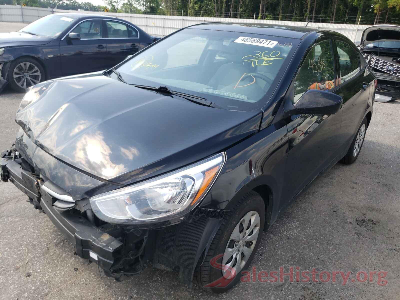 KMHCT4AE6GU150571 2016 HYUNDAI ACCENT