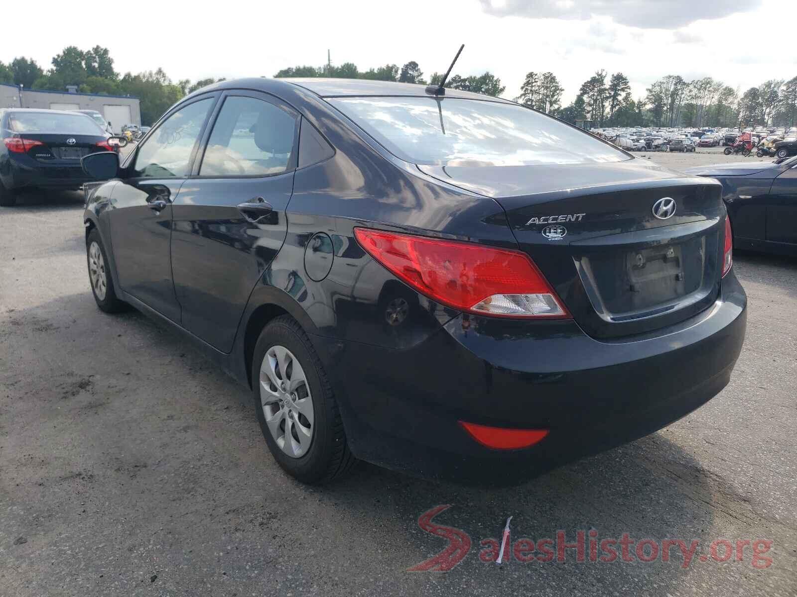 KMHCT4AE6GU150571 2016 HYUNDAI ACCENT