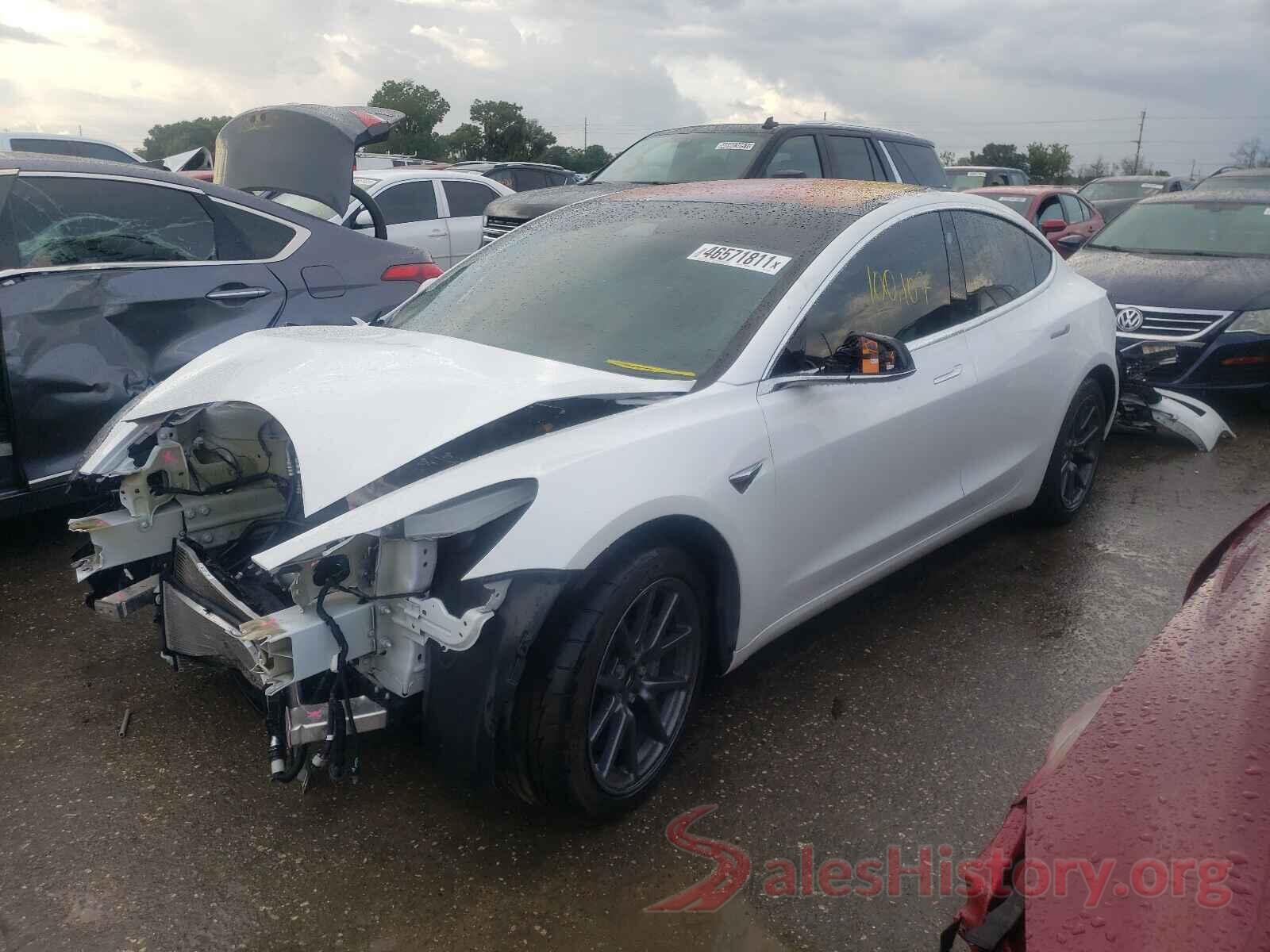 5YJ3E1EBXKF211435 2019 TESLA MODEL 3