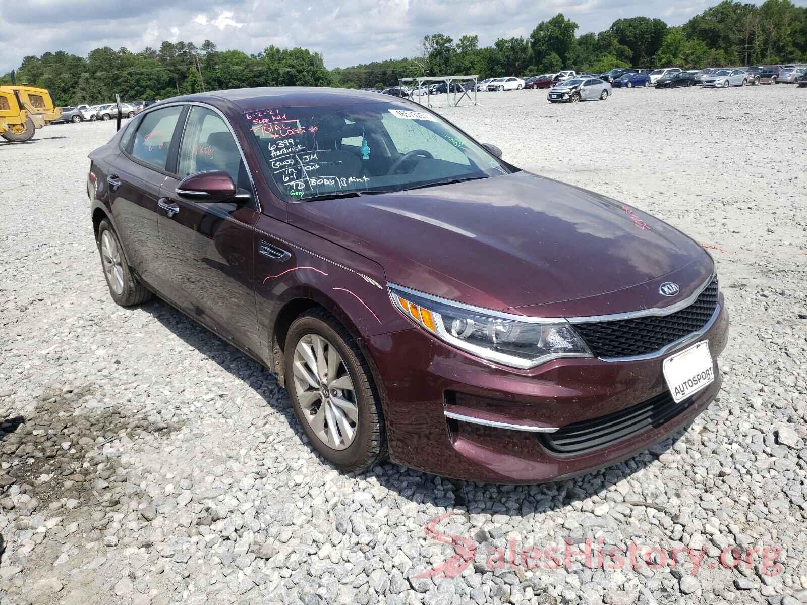 5XXGT4L31JG259566 2018 KIA OPTIMA