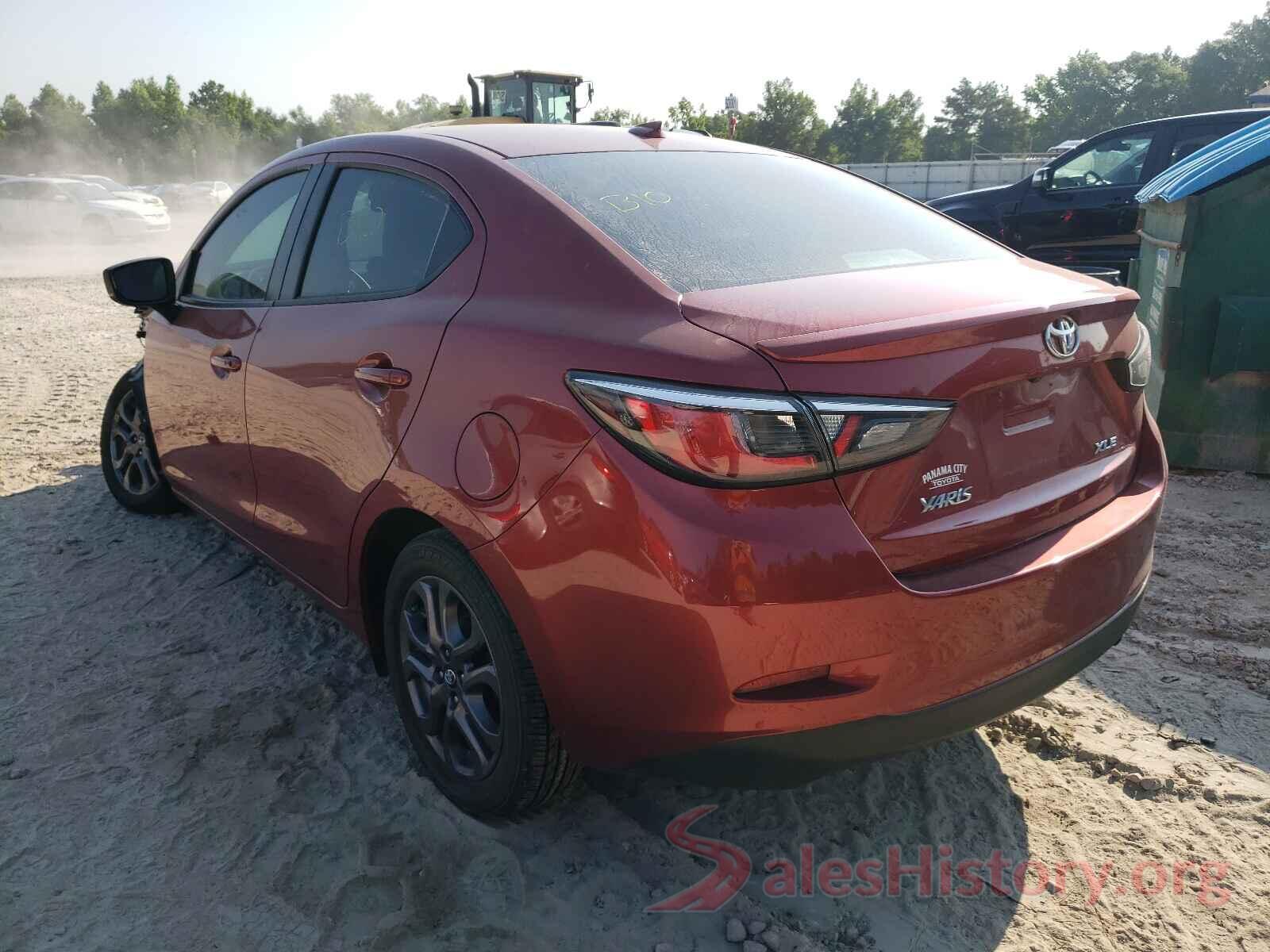 3MYDLBYV8KY502365 2019 TOYOTA YARIS