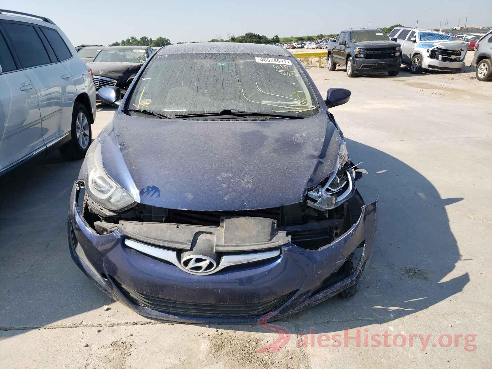 5NPDH4AE7GH667821 2016 HYUNDAI ELANTRA