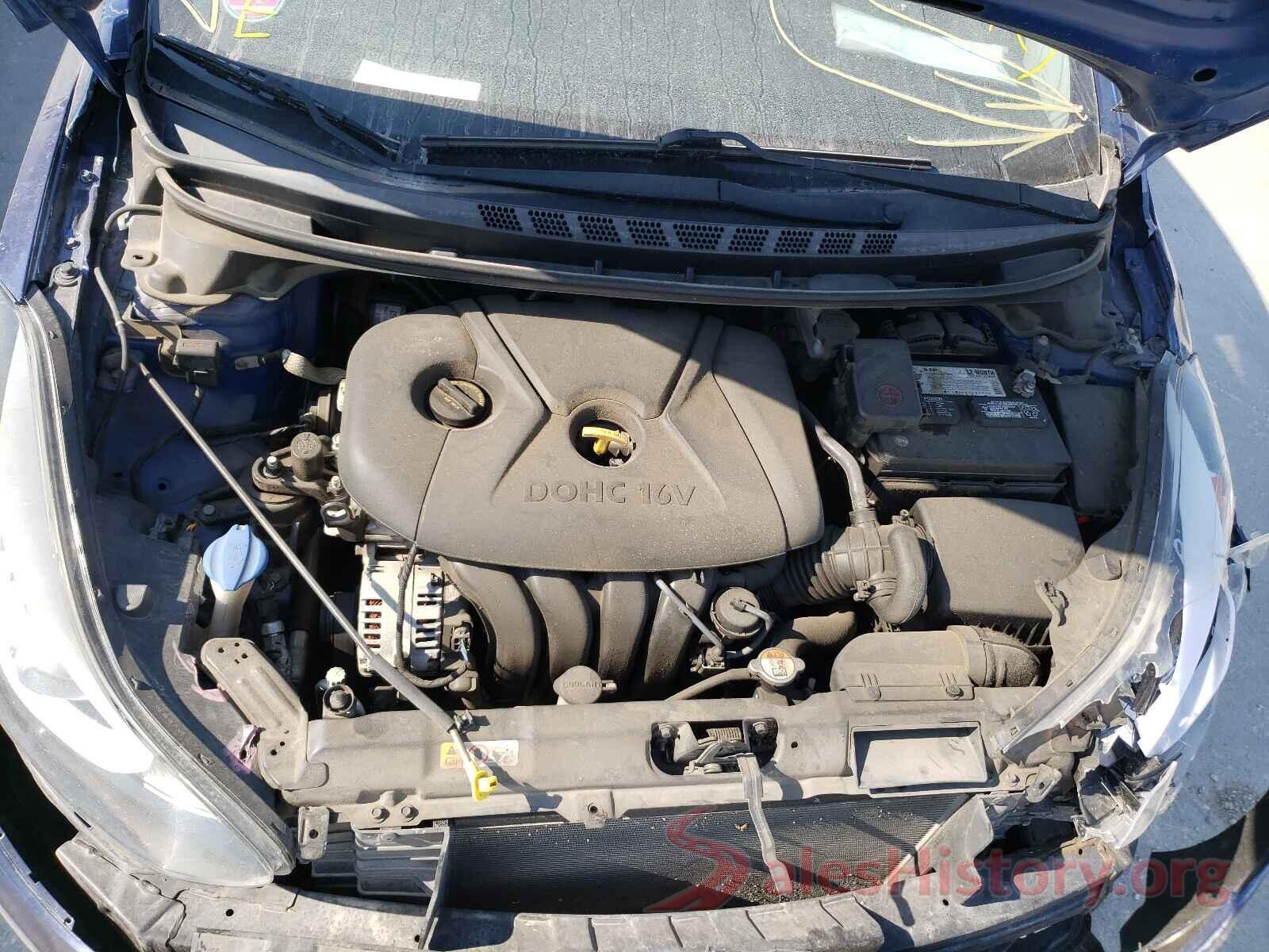 5NPDH4AE7GH667821 2016 HYUNDAI ELANTRA