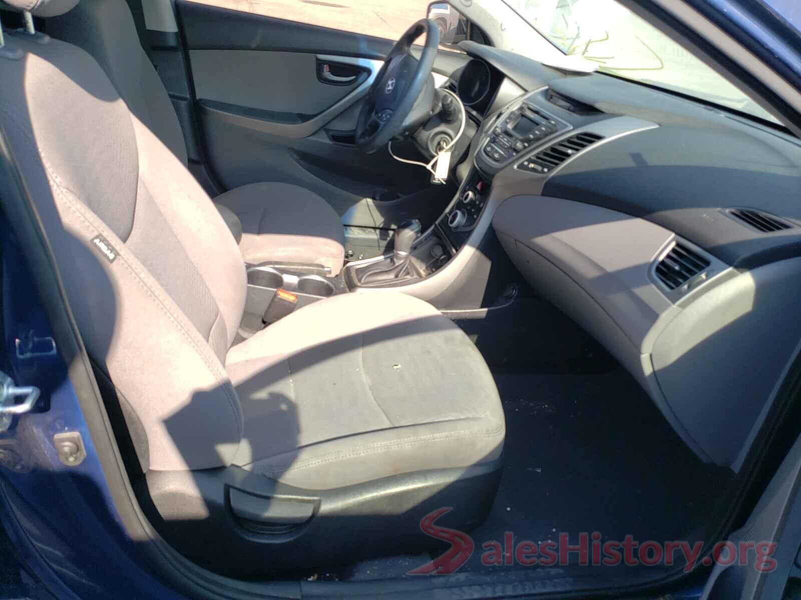 5NPDH4AE7GH667821 2016 HYUNDAI ELANTRA