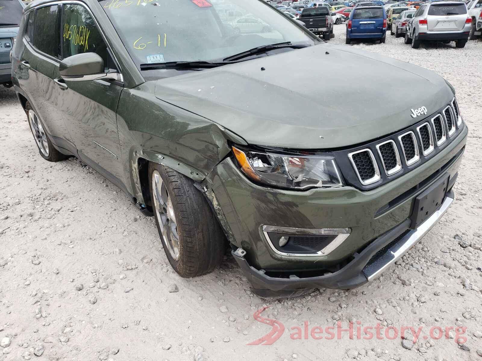 3C4NJDCB0KT639489 2019 JEEP COMPASS