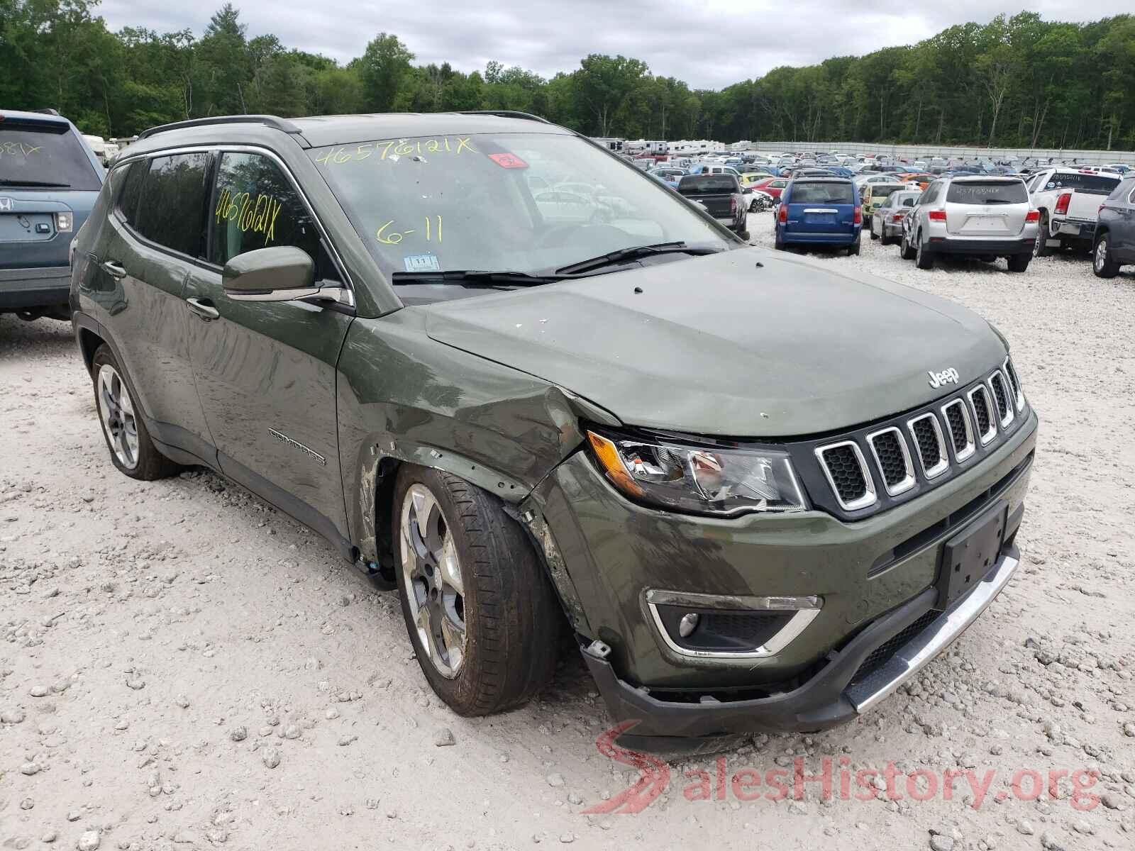 3C4NJDCB0KT639489 2019 JEEP COMPASS