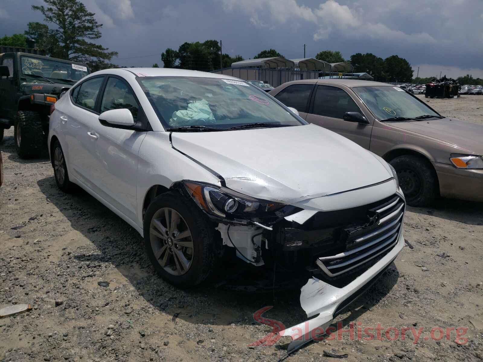 5NPD84LF5JH281041 2018 HYUNDAI ELANTRA