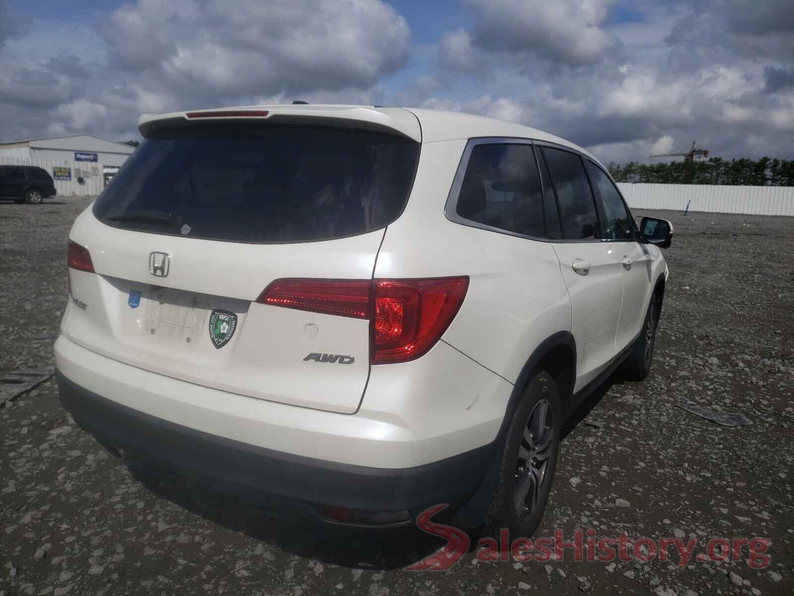 5FNYF6H81GB109206 2016 HONDA PILOT