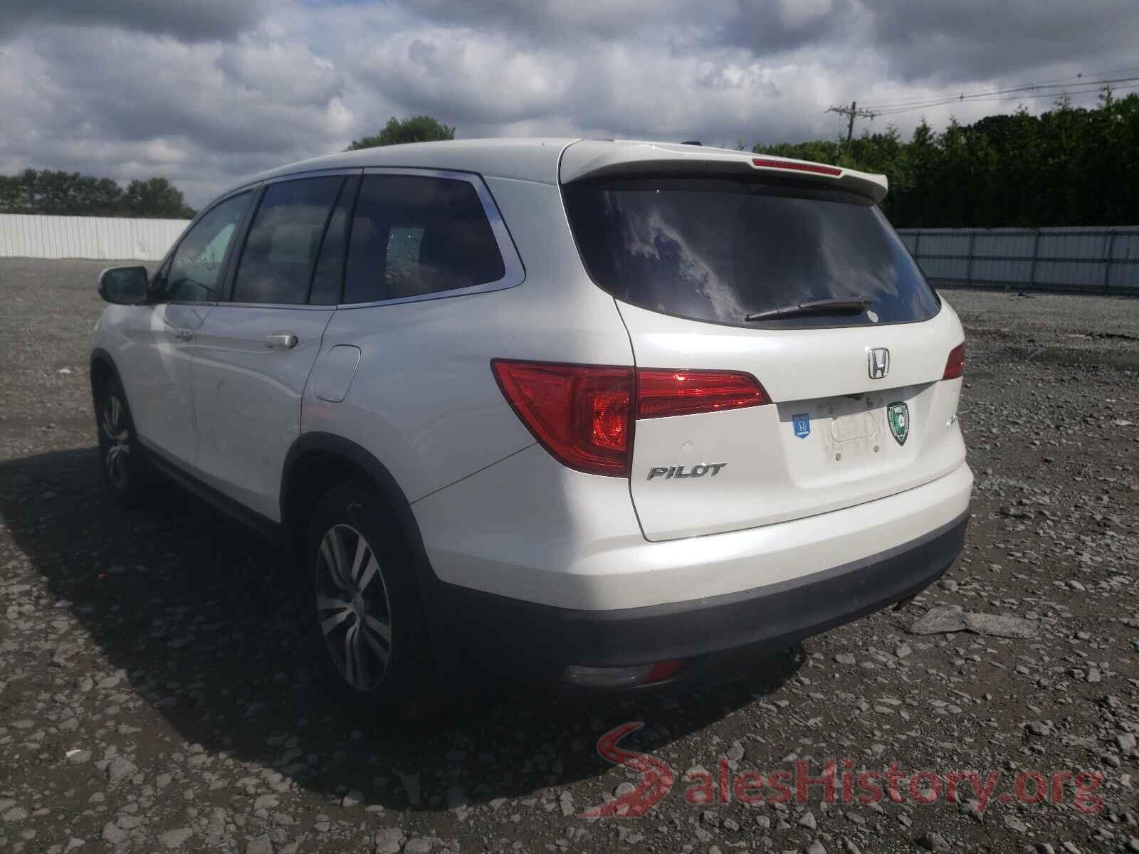 5FNYF6H81GB109206 2016 HONDA PILOT