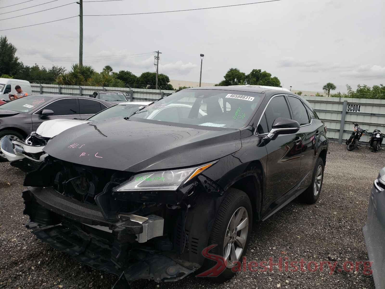 2T2ZZMCA1KC121567 2019 LEXUS RX350