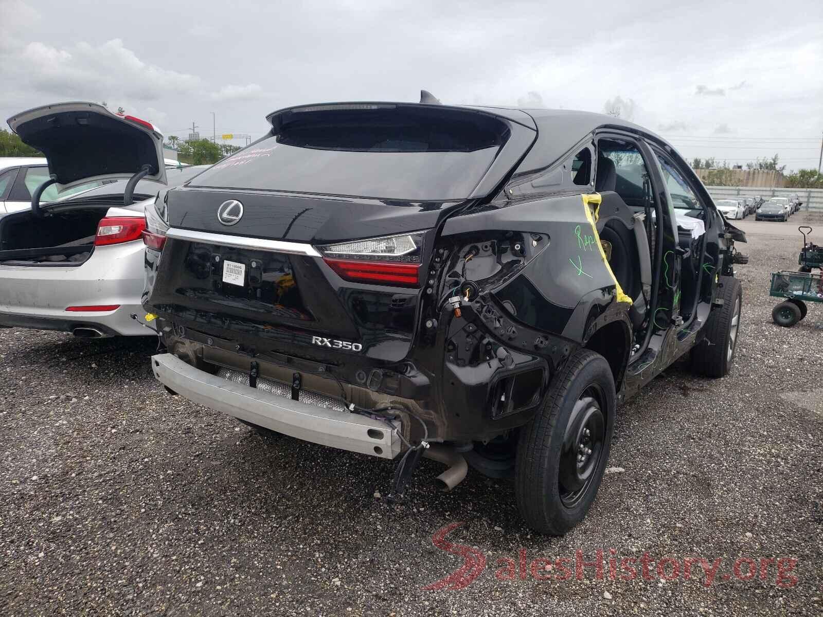 2T2ZZMCA1KC121567 2019 LEXUS RX350