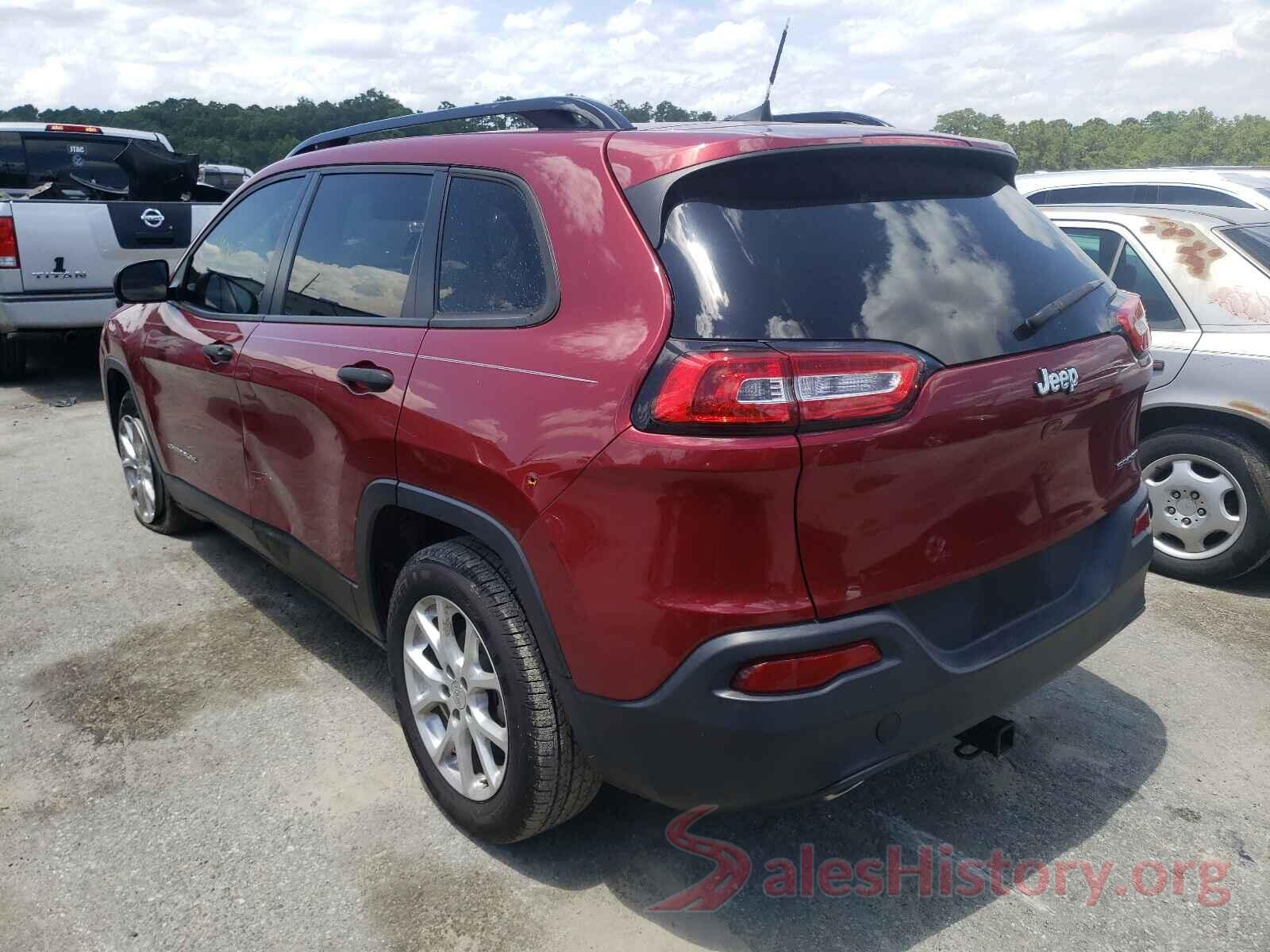 1C4PJLAB5GW233392 2016 JEEP CHEROKEE