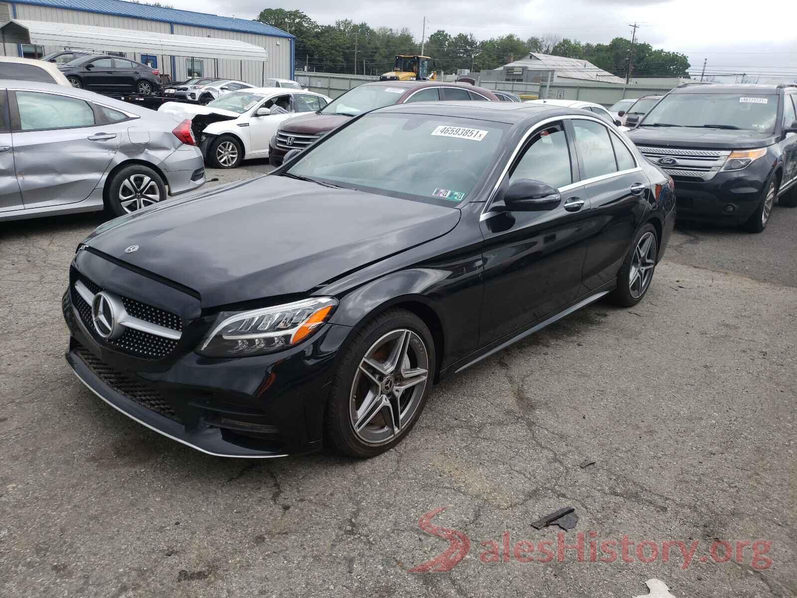 55SWF8EB0KU306569 2019 MERCEDES-BENZ C-CLASS