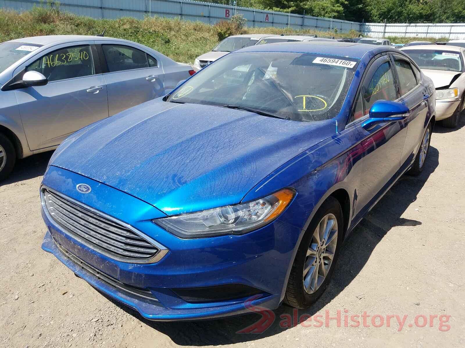 3FA6P0HD3HR140543 2017 FORD FUSION