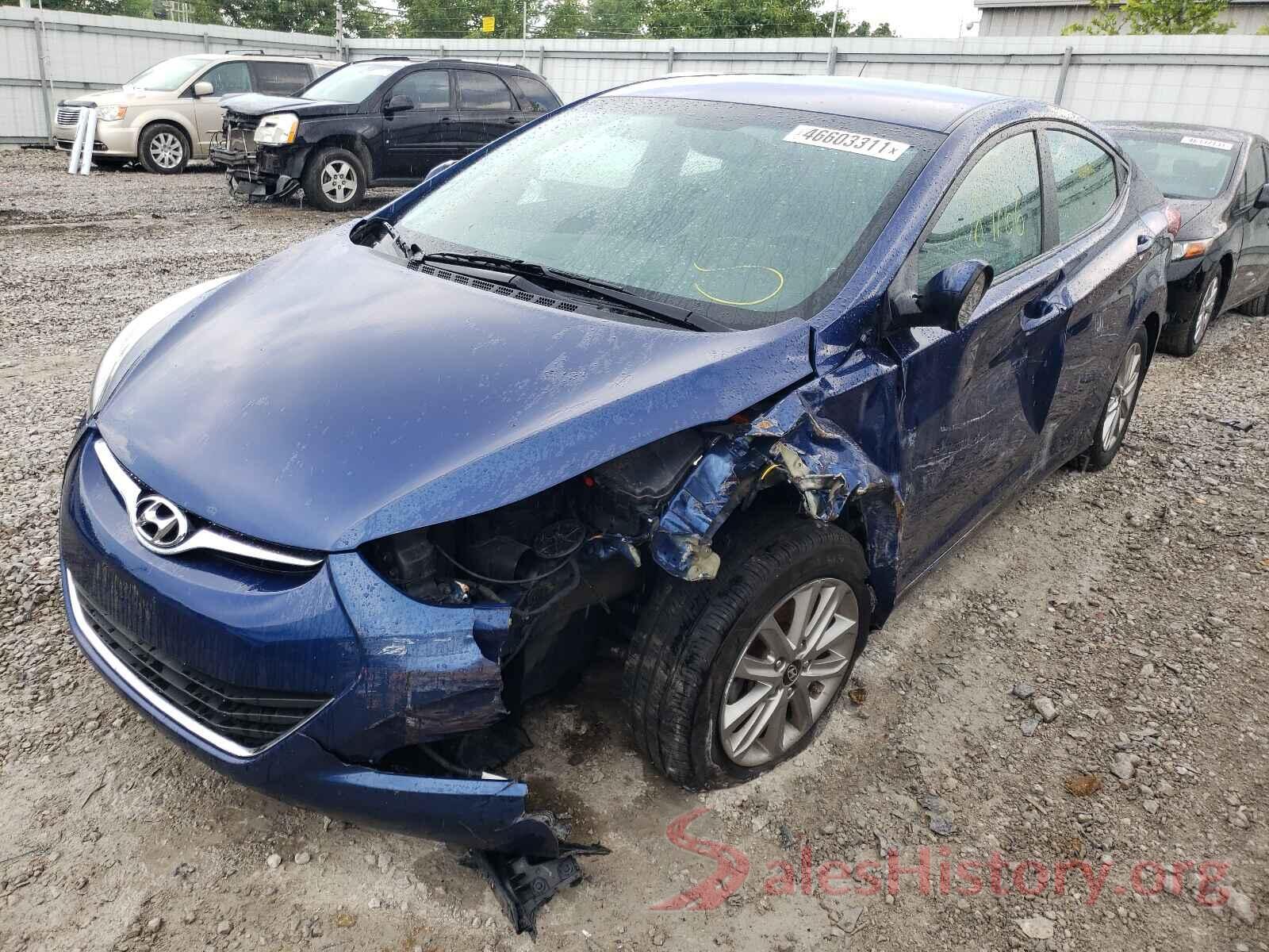 5NPDH4AE4GH672328 2016 HYUNDAI ELANTRA