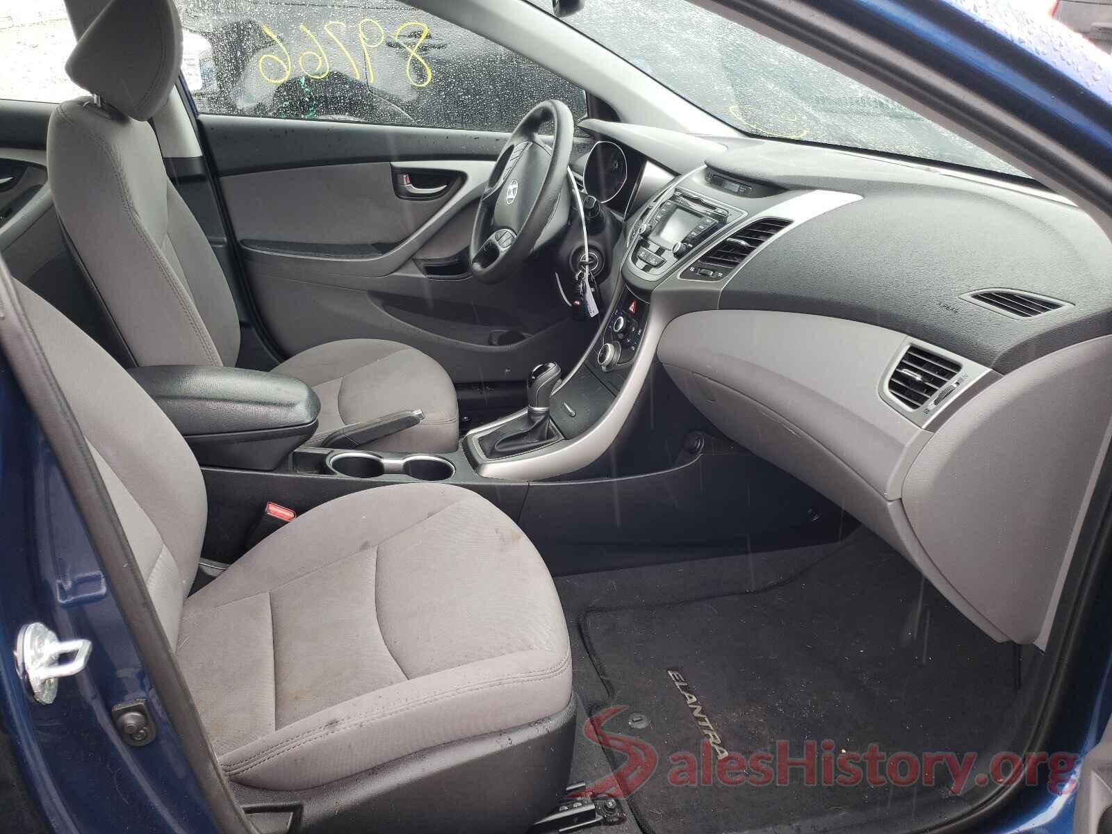 5NPDH4AE4GH672328 2016 HYUNDAI ELANTRA