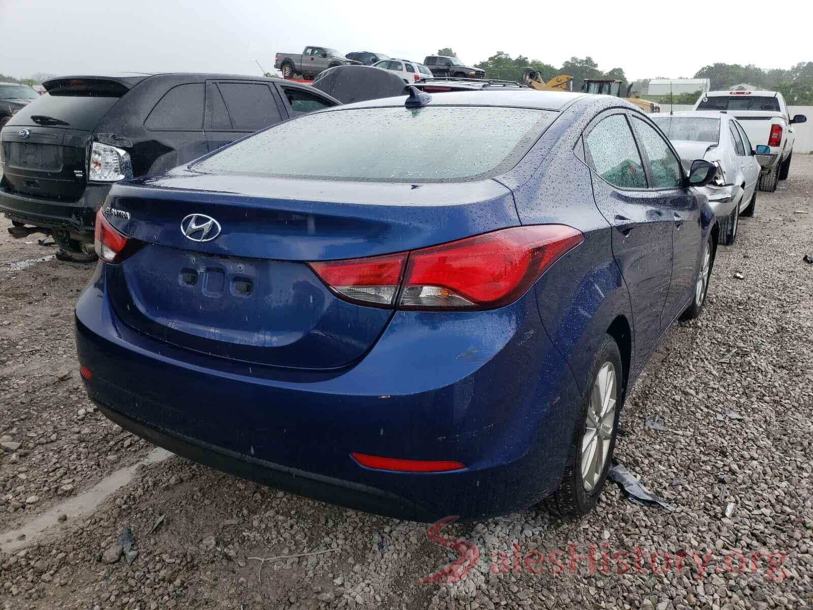 5NPDH4AE4GH672328 2016 HYUNDAI ELANTRA