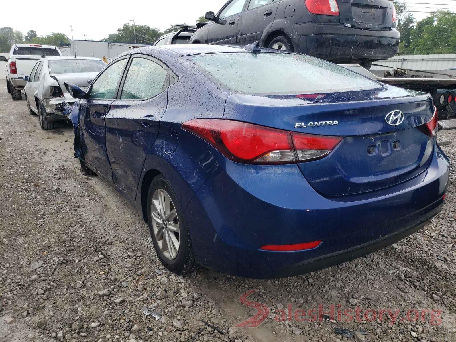 5NPDH4AE4GH672328 2016 HYUNDAI ELANTRA