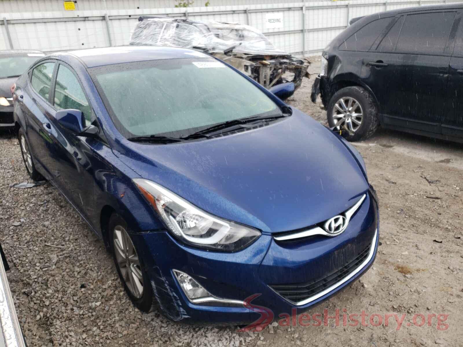 5NPDH4AE4GH672328 2016 HYUNDAI ELANTRA