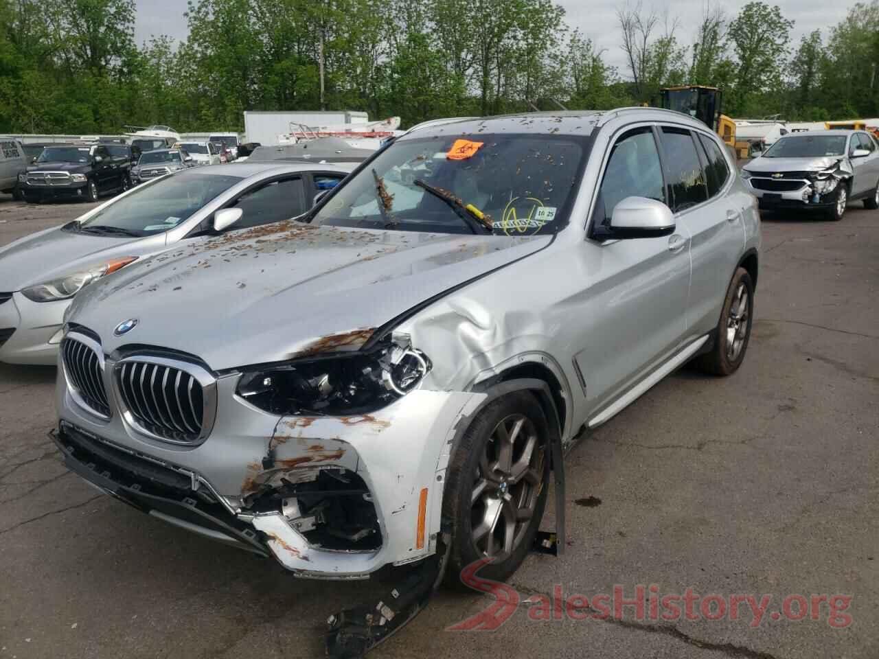 5UXTY5C04M9D96483 2021 BMW X3