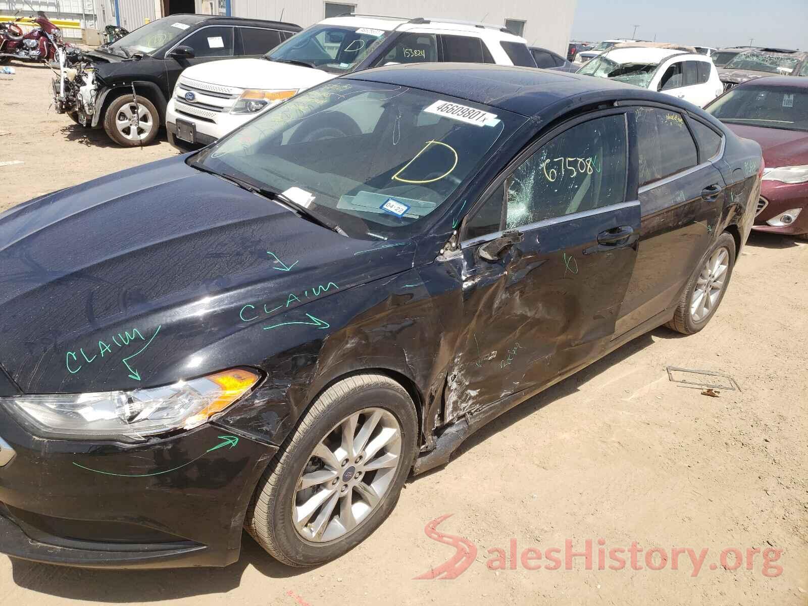 3FA6P0LU8HR374488 2017 FORD FUSION