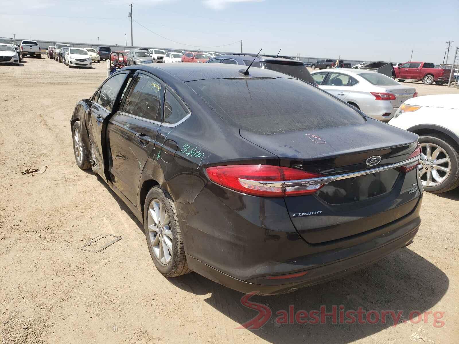 3FA6P0LU8HR374488 2017 FORD FUSION