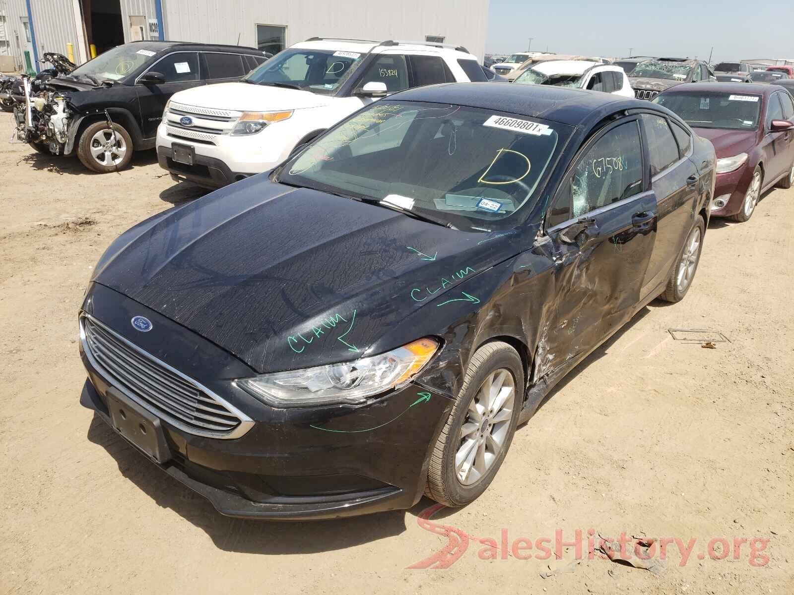 3FA6P0LU8HR374488 2017 FORD FUSION