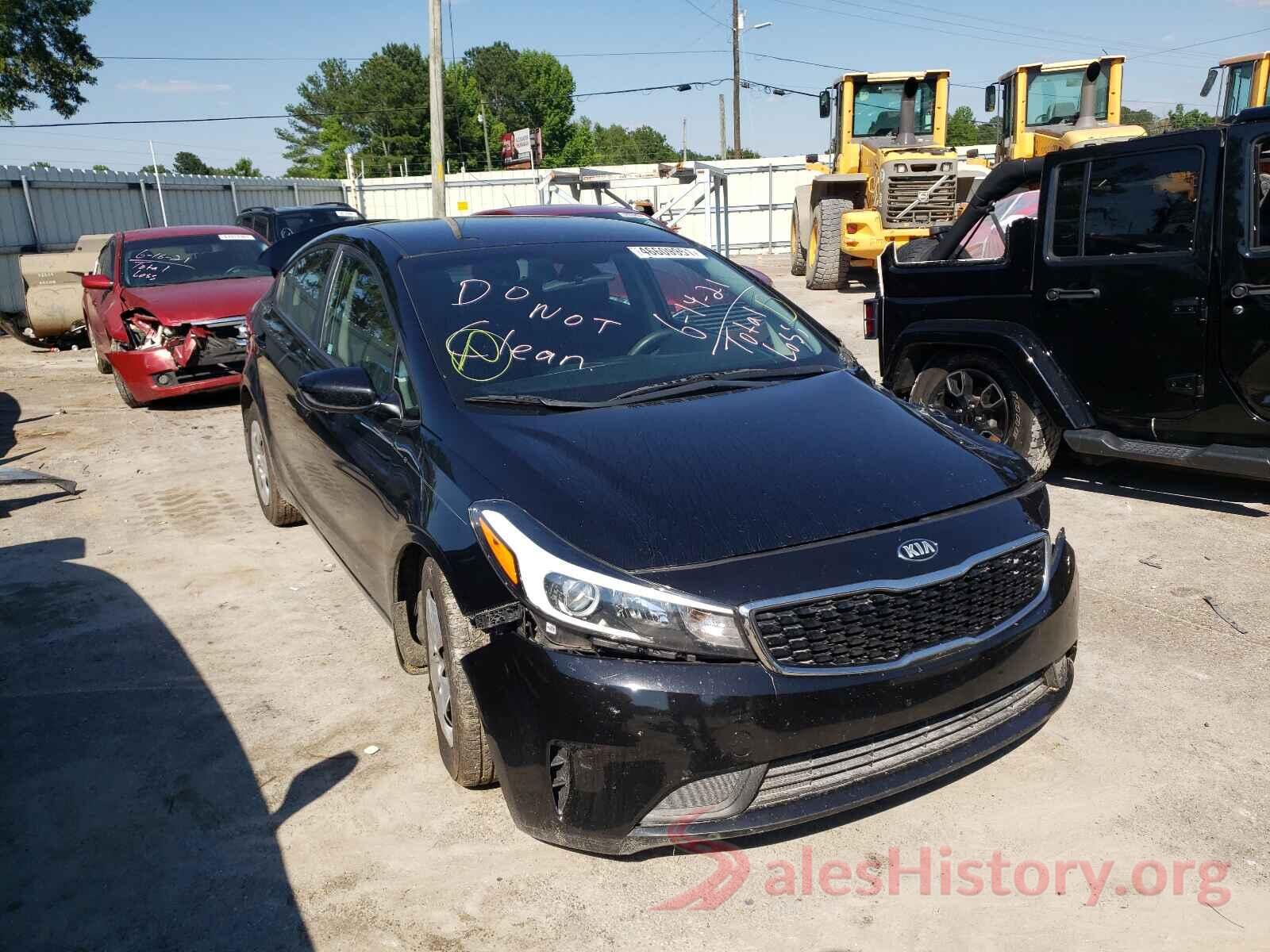 3KPFK4A7XHE121113 2017 KIA FORTE