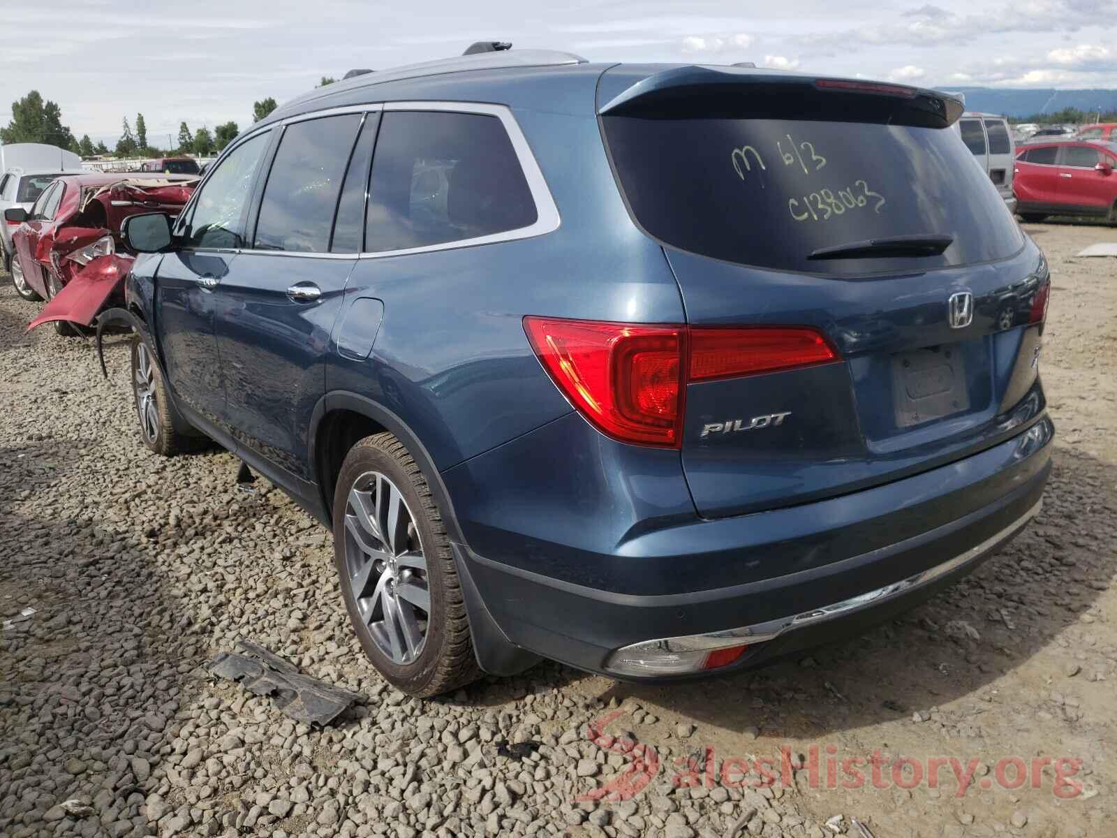 5FNYF6H97HB071703 2017 HONDA PILOT