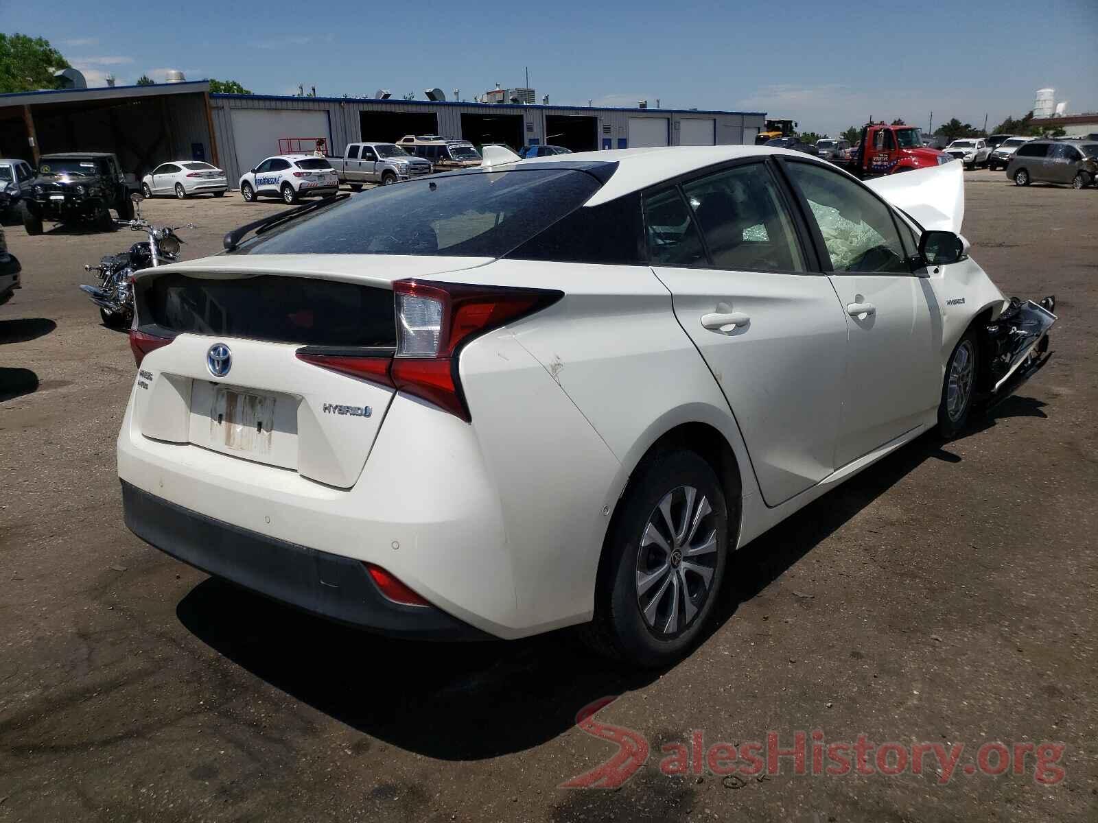 JTDL9RFU8L3013891 2020 TOYOTA PRIUS