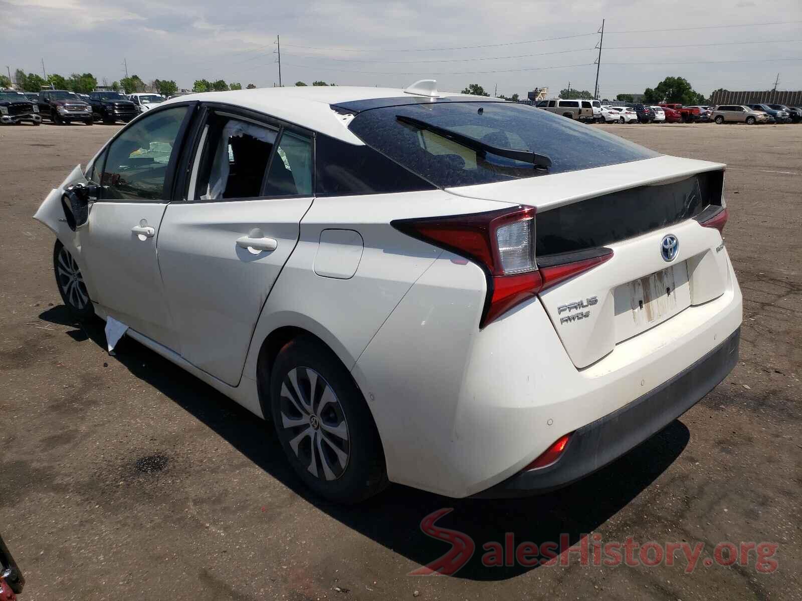 JTDL9RFU8L3013891 2020 TOYOTA PRIUS