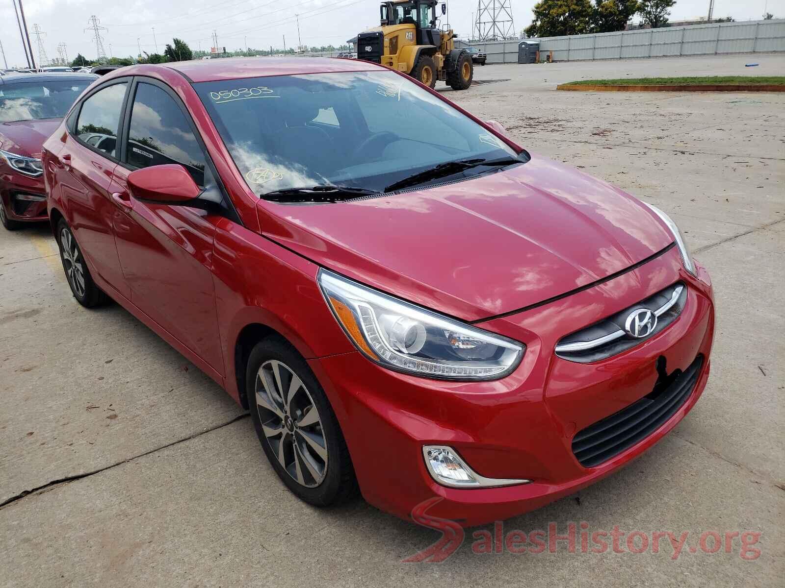 KMHCU4AE0GU050303 2016 HYUNDAI ACCENT