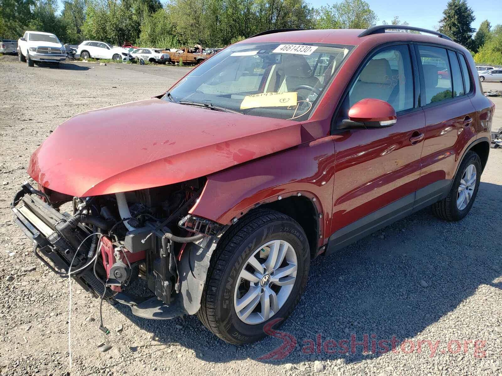 WVGBV7AXXGW054892 2016 VOLKSWAGEN TIGUAN