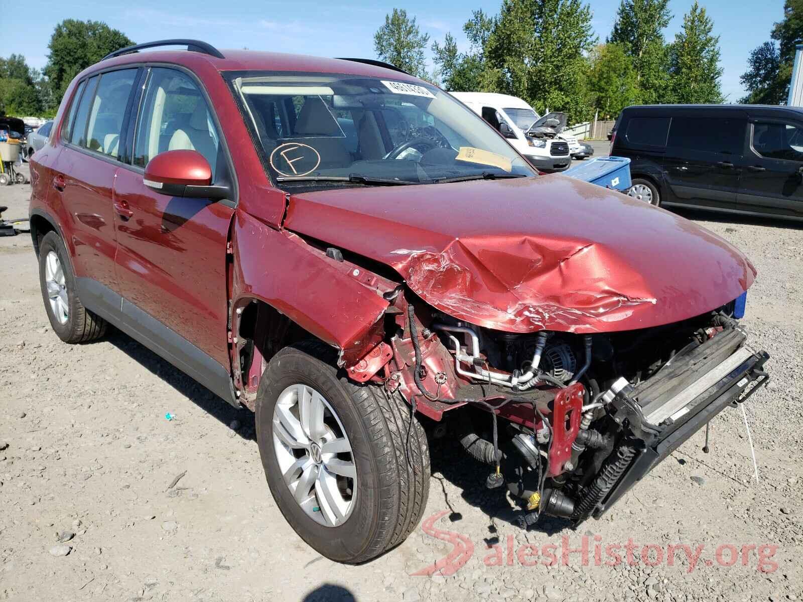 WVGBV7AXXGW054892 2016 VOLKSWAGEN TIGUAN