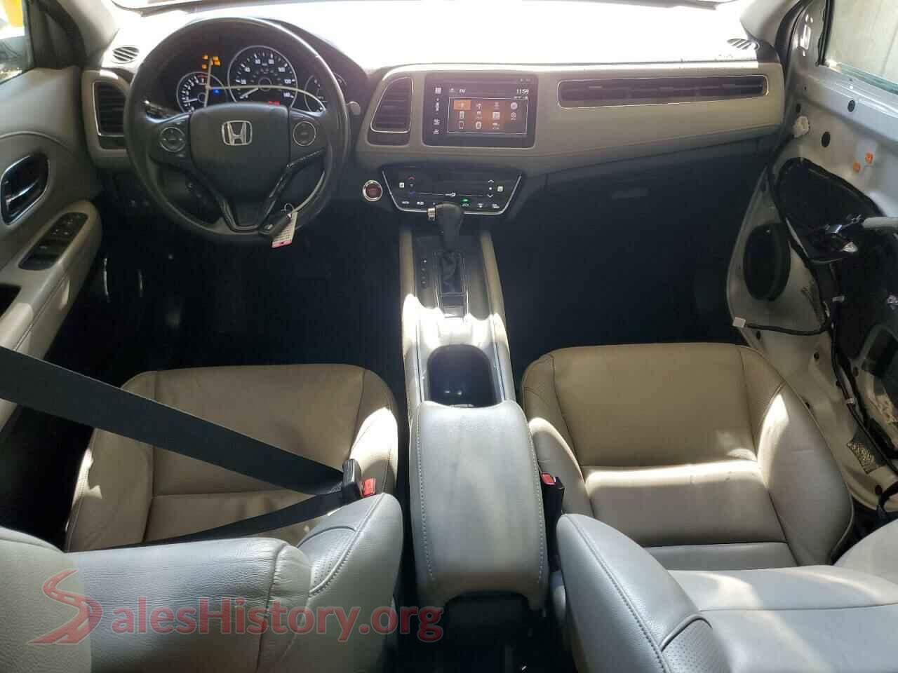 2018 HONDA HR-V VIN 3CZRU6H73JM708011, interior dashboard