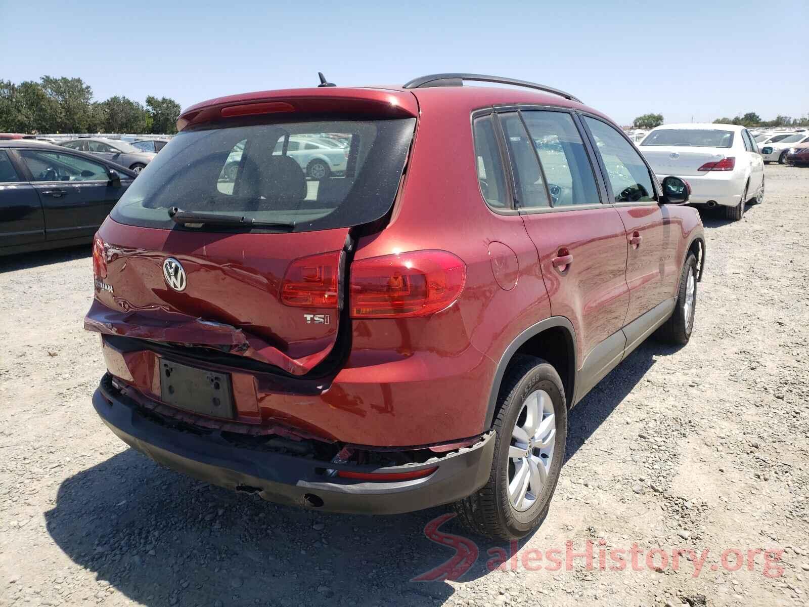 WVGAV7AX8GW057446 2016 VOLKSWAGEN TIGUAN