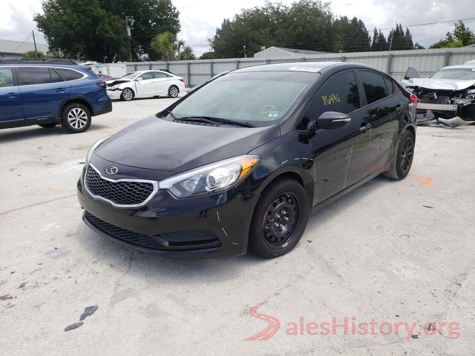 KNAFX4A65G5526537 2016 KIA FORTE