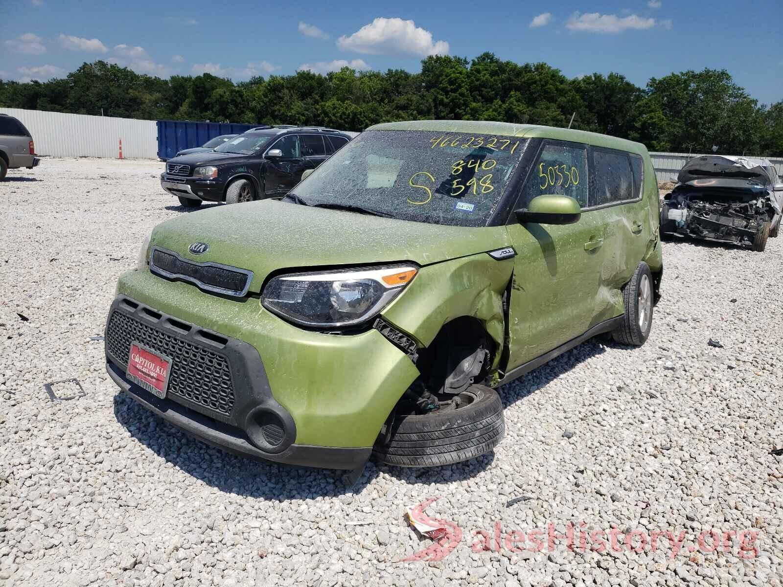 KNDJN2A25G7840598 2016 KIA SOUL