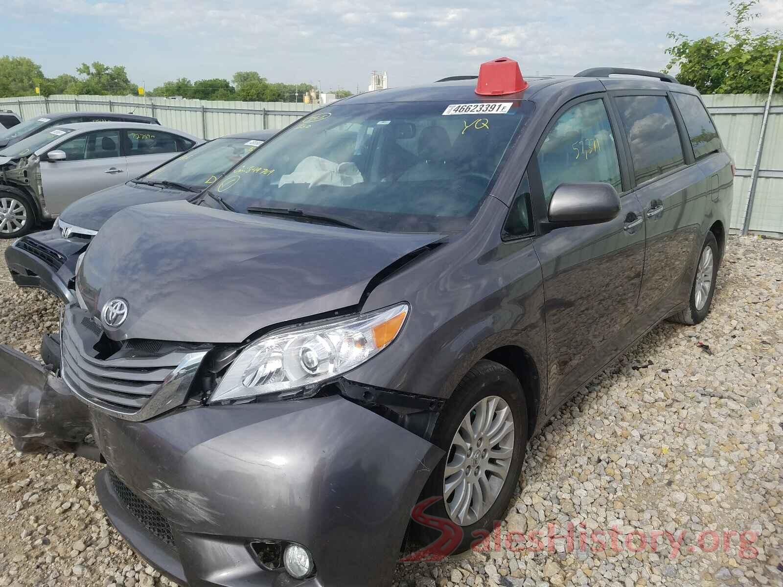 5TDYZ3DC5HS849709 2017 TOYOTA SIENNA