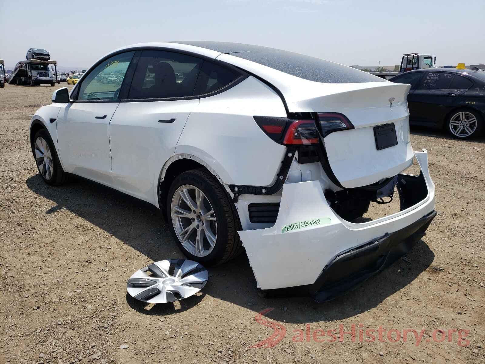 5YJYGDEE3MF079262 2021 TESLA MODEL Y