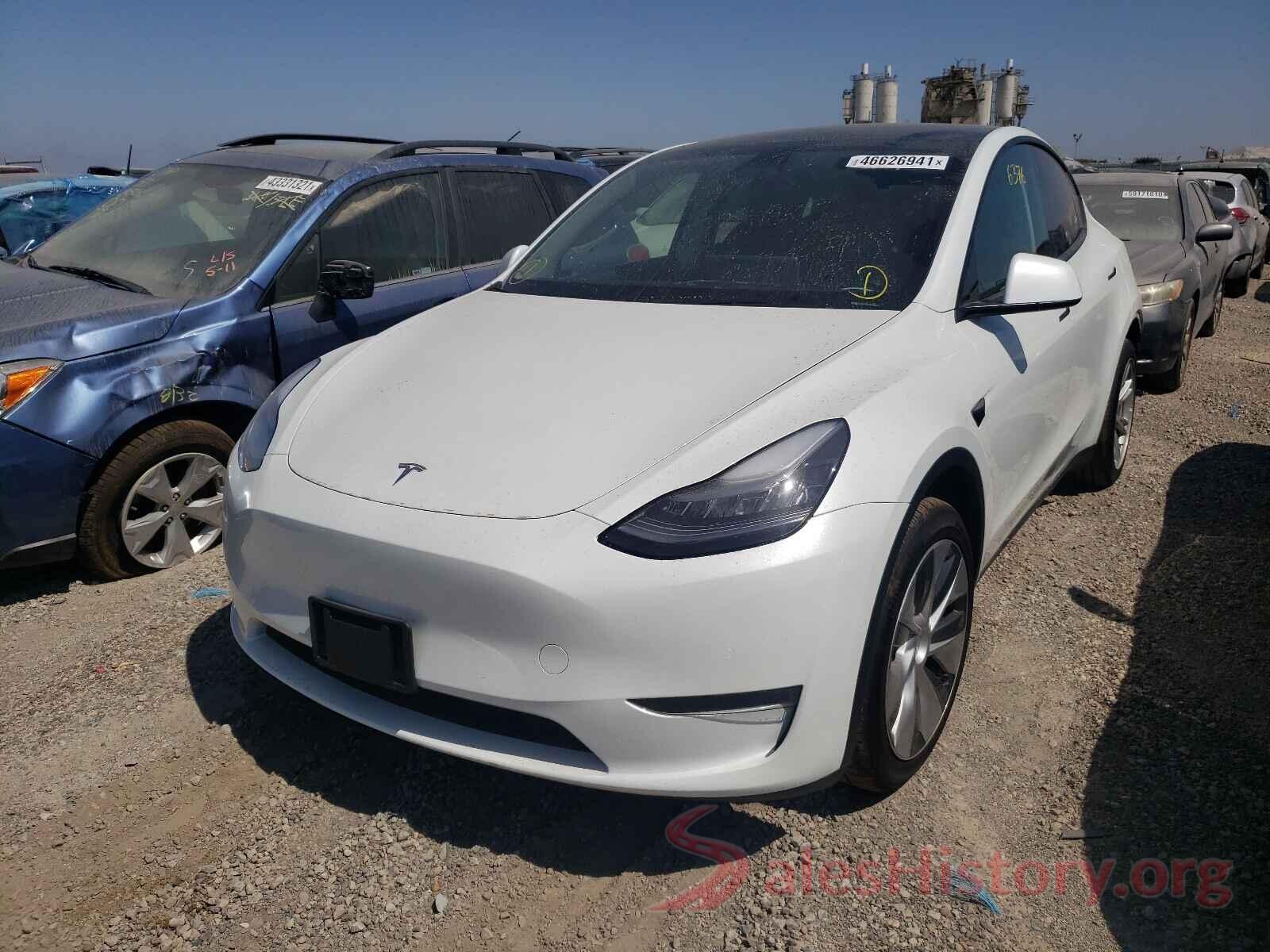 5YJYGDEE3MF079262 2021 TESLA MODEL Y