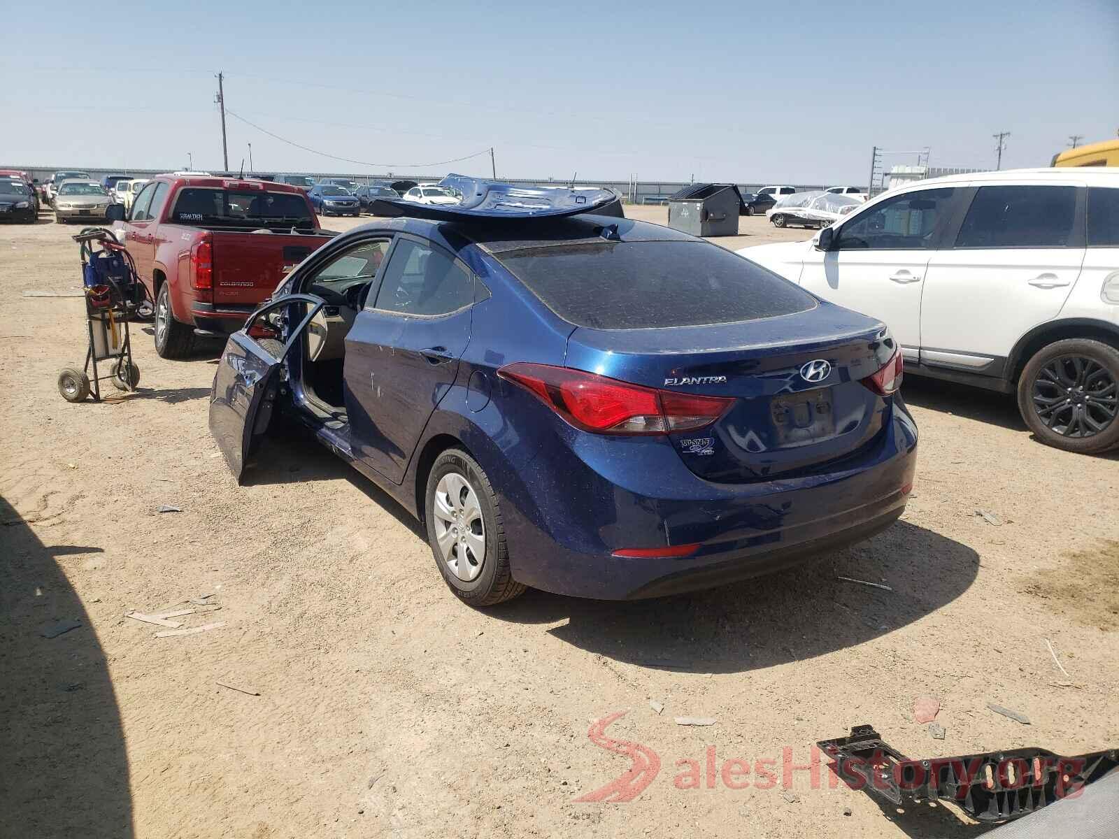 5NPDH4AE6GH781289 2016 HYUNDAI ELANTRA