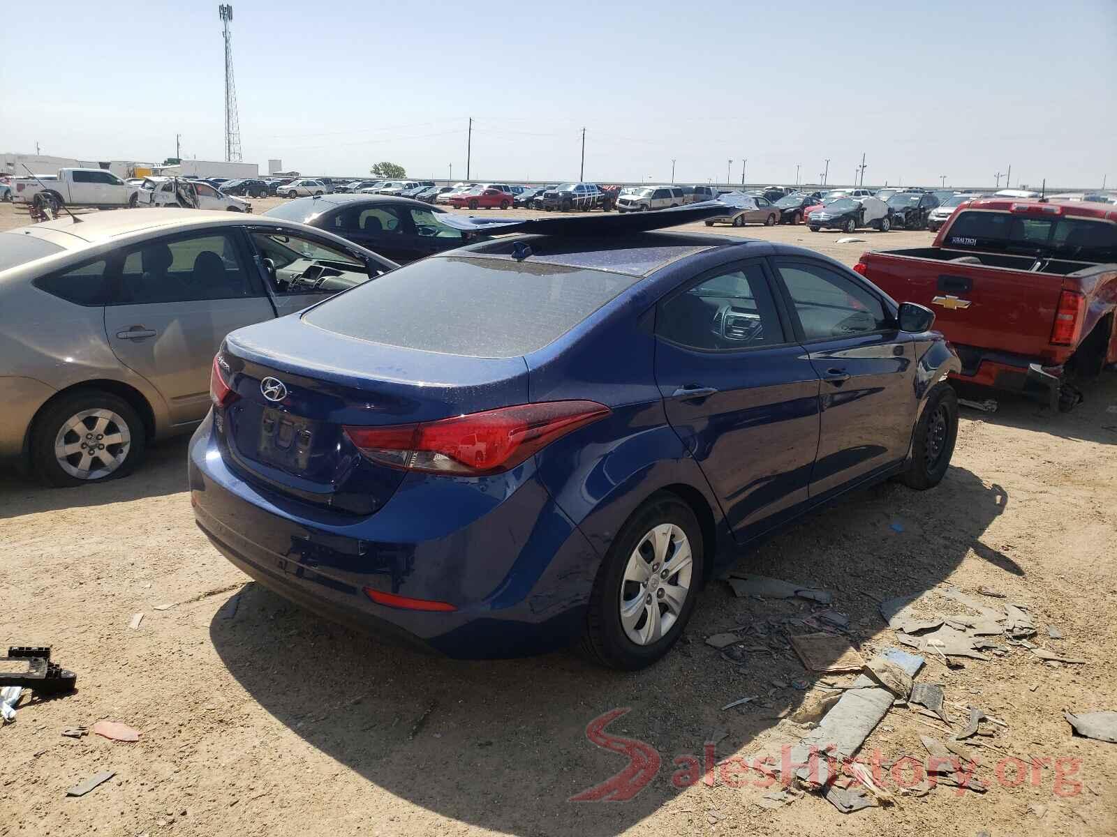 5NPDH4AE6GH781289 2016 HYUNDAI ELANTRA