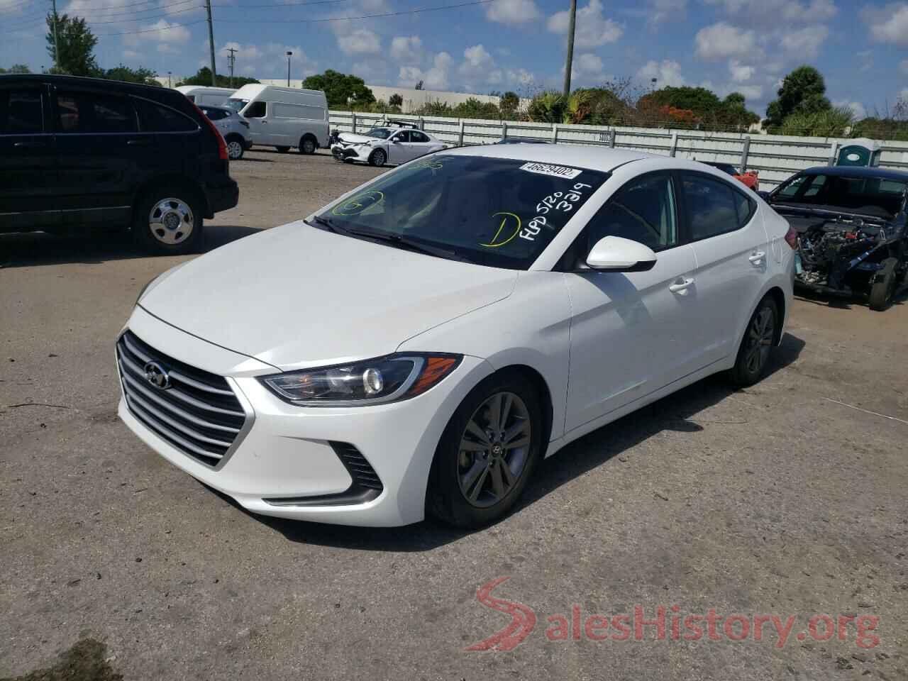 5NPD84LF5JH253319 2018 HYUNDAI ELANTRA