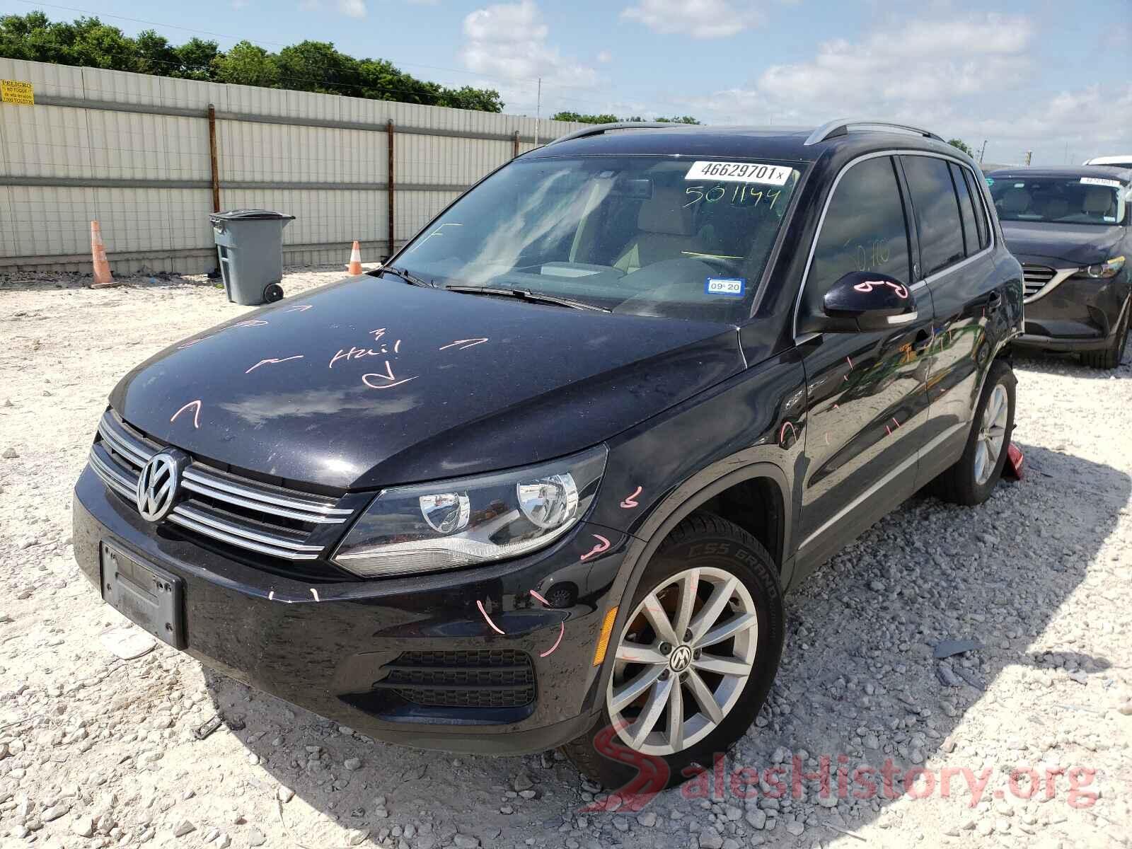 WVGRV7AX5HW501144 2017 VOLKSWAGEN TIGUAN