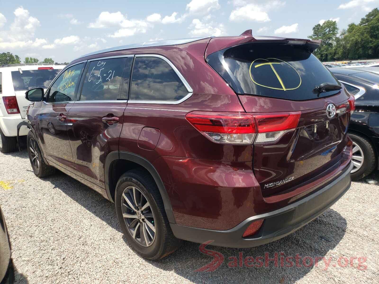 5TDKZRFH5JS247318 2018 TOYOTA HIGHLANDER