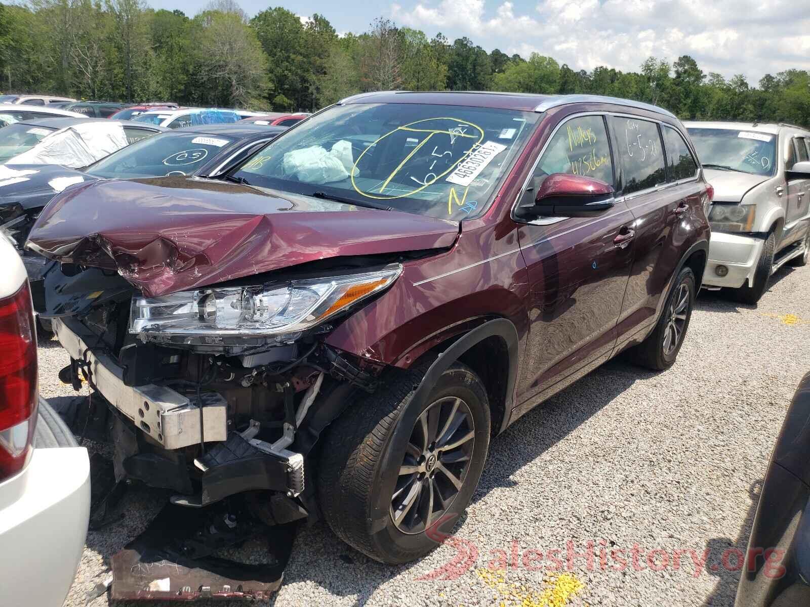 5TDKZRFH5JS247318 2018 TOYOTA HIGHLANDER