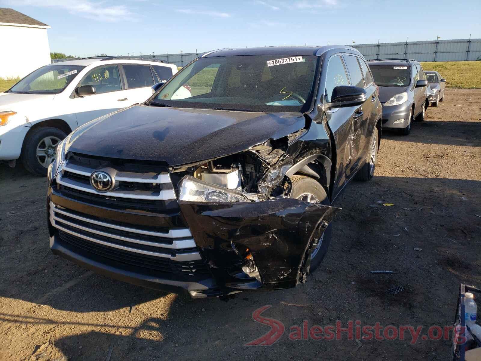 5TDJZRFH2KS594537 2019 TOYOTA HIGHLANDER