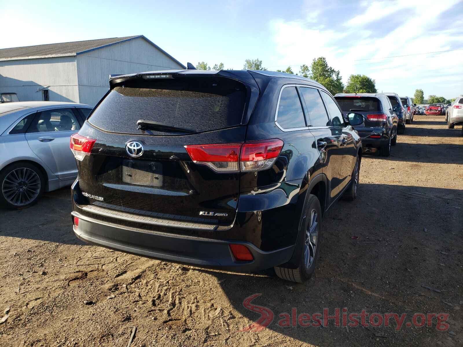 5TDJZRFH2KS594537 2019 TOYOTA HIGHLANDER